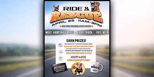Ride & Rescue | Spring Adoption Event