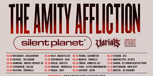 The Amity Affliction | Album EU Tour - M\u00fcnchen, TonHalle