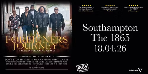 A Foreigner's Journey LIVE at The 1865!
