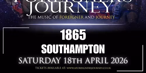 A Foreigner's Journey LIVE at The 1865!