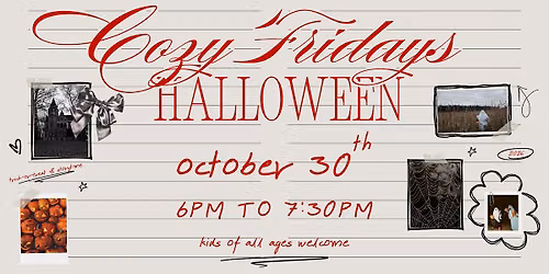 Cozy Fridays - Halloween Storytime