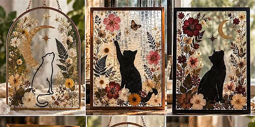 Black Cats & Blooms