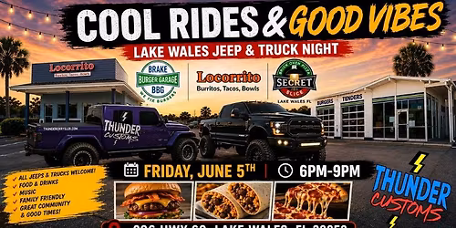Lake Wales Jeep & Truck Night!