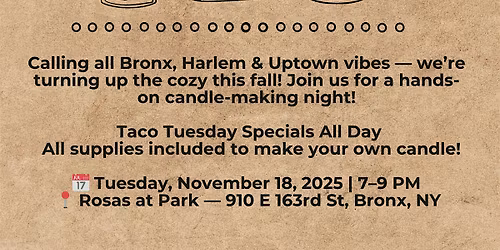 Tacos & Candles | Hosted by Regal Candle Bar