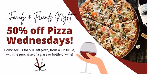 50% Off Pizza Night