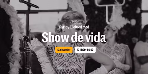 Utsolgt/ Gatsbyjulebord på Quality Hotel™ Ramsalt