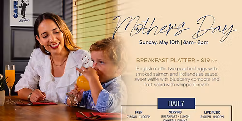 Mother\u2019s Day Breakfast at Caf\u00e9 the Plaza 