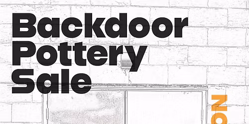 Backdoor Pottery Sale