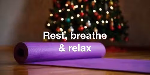 Relaxation session (booking link below)