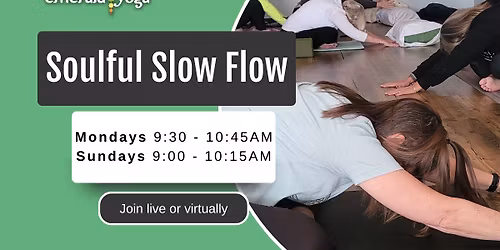 \ud83e\uddd8Soulful Slow Flow - Live + Virtual