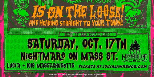 THE PHANTOM A.D. AT LUCIA IN LAWRENCE KS - PRESENTED BY NIGHTMARE ON MASS ST