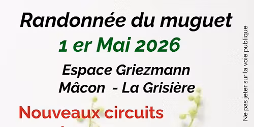 La marche du Muguet - Randonn\u00e9e p\u00e9destre