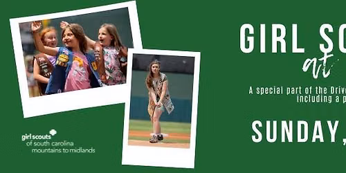 Girl Scout Day at the Greenville Drive