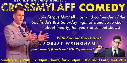 Ask Me Anything - Fergus Mitchell with guest host Robert Wringham!