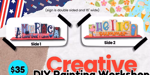 DIY Summer\/4th of July Paint Class