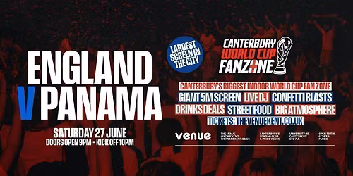 England vs Panama \/\/ Canterbury World Cup Fanzone