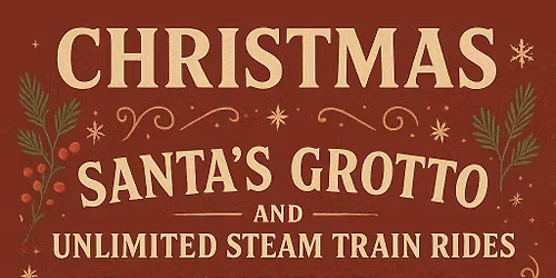 Santa\u2019s grotto and steam train rides