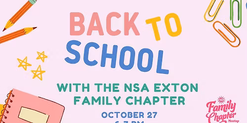 Back to School with the Exton Family Chapter