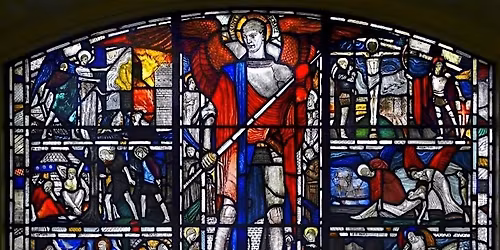 IAAH members stained glass tour.