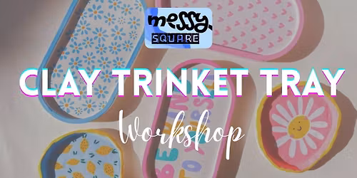 Clay Trinket Tray - Messy Square