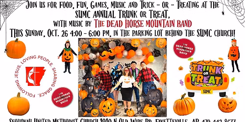 SUMC ANNUAL TRUNK or TREAT,  with music by The DEAD HORSE MOUNTAIN BAND!