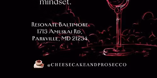 Cheesecake & Prosecco - Live Podcast experience.