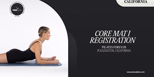 PILATES CERTIFICATION COURSE: Core Mat I in Pleasanton, California