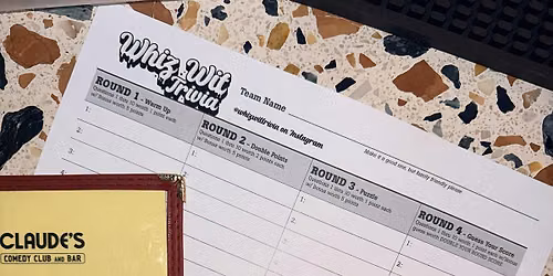 Trivia at the bar at Claude\u2019s Comedy Club