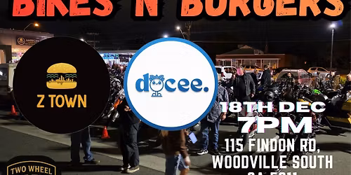 Bikes 'N' Burgers at Ztown and Docee