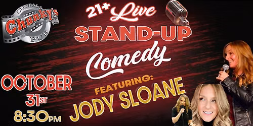 LIVE 21+ COMEDY NIGHT: JODY SLOANE! 10\/31