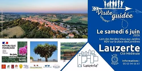 Visite de la cit\u00e9 m\u00e9di\u00e9vale de Lauzerte