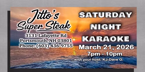Saturday Night Karaoke at Jitto's