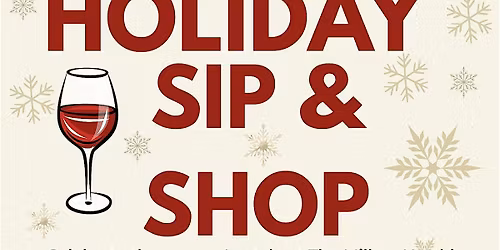 Holiday Sip & Shop