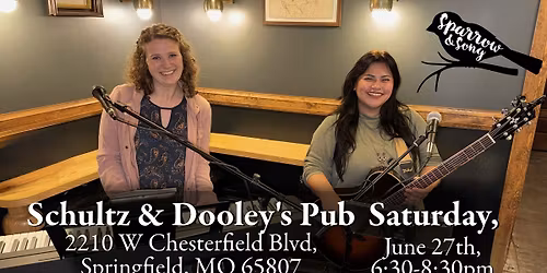Sparrow & Song at Schultz & Dooley's Pub