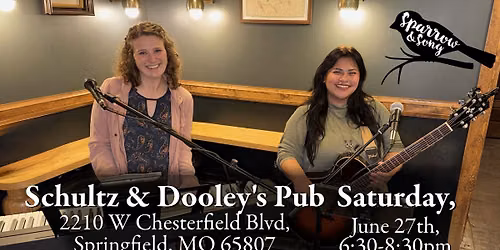 Sparrow & Song at Schultz & Dooley's Pub