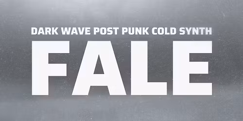 FALE - dark wave post punk cold wave | 20.06 | Doki 4