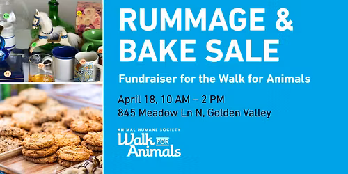 Rummage & Bake Sale - Fundraiser for the Walk for Animals