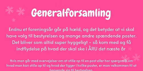 Generalforsamling 2026