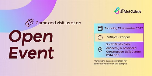 Open Event - South Bristol Skills Academy