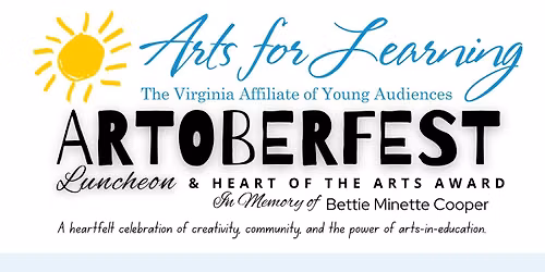 Artoberfest Luncheon & Heart of the Arts Award 
