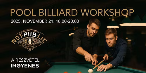 Pool Billiard Workshop