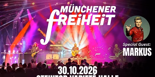 M\u00fcnchener Freiheit \/\/ Steintor Variet\u00e9 Halle \/\/ 30.10.2026