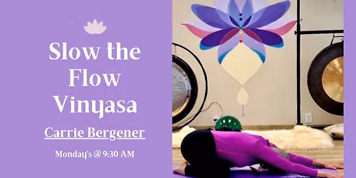 Vinyasa Flow with Carrie Bergener