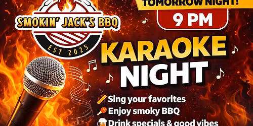 Friday karaoke at Smokin jacks