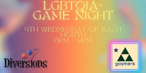 LGBTQIA+ Game Night with Portland Gaymers