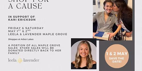 Shop for a Cause : In Support of Kari 