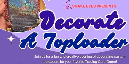 Decorate A Toploader