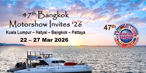 47th Bangkok Motorshow Invites 2026