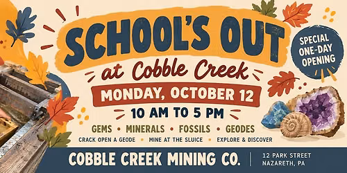 School\u2019s Out: Fall Rock & Fossil Day at Cobble Creek