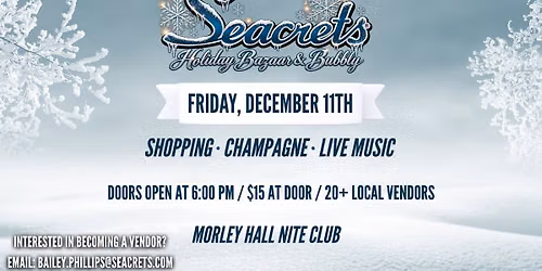 Seacrets Holiday Baazar & Bubbly